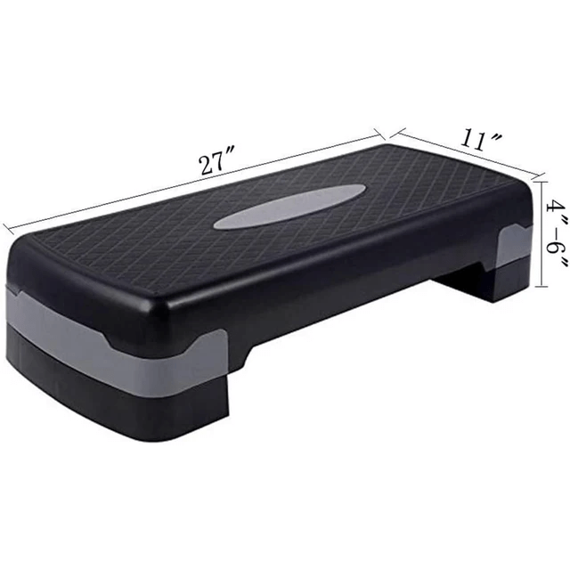 2 SIZE ADJUSTABLE AEROBIC EXERCISE STEP image 2