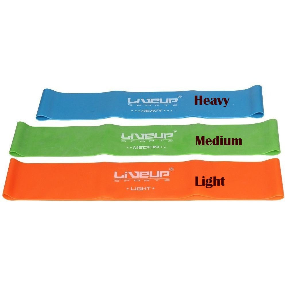 MINI LATEX LOOP RESISTANCE BAND ORANGE LIGHT image 2