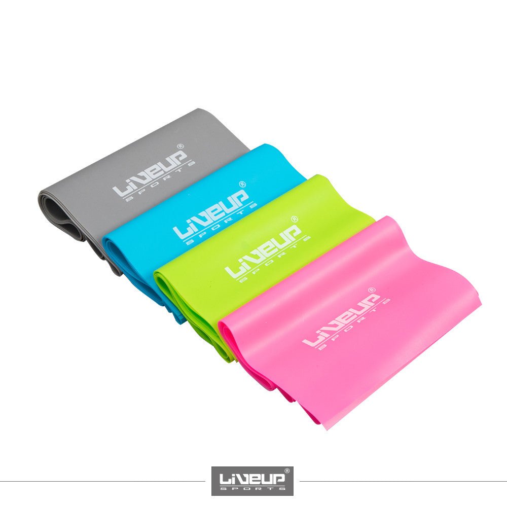 LIVEUP TPE LATEX EXERCISE THERA BAND - HEAVY (BLUE) image 2